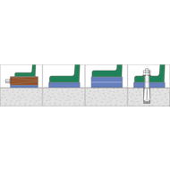 Damping mat, vibration-free SP713